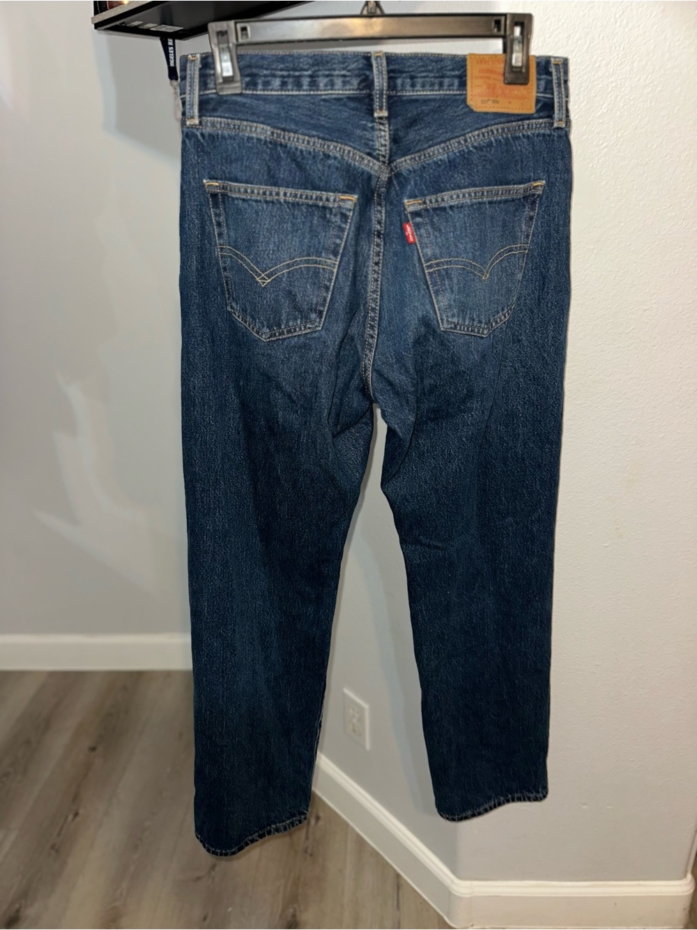 BIG E Levi's 501 90s XX VINTAGE Men's Dark Blue Straight-Leg Jeans 28x30